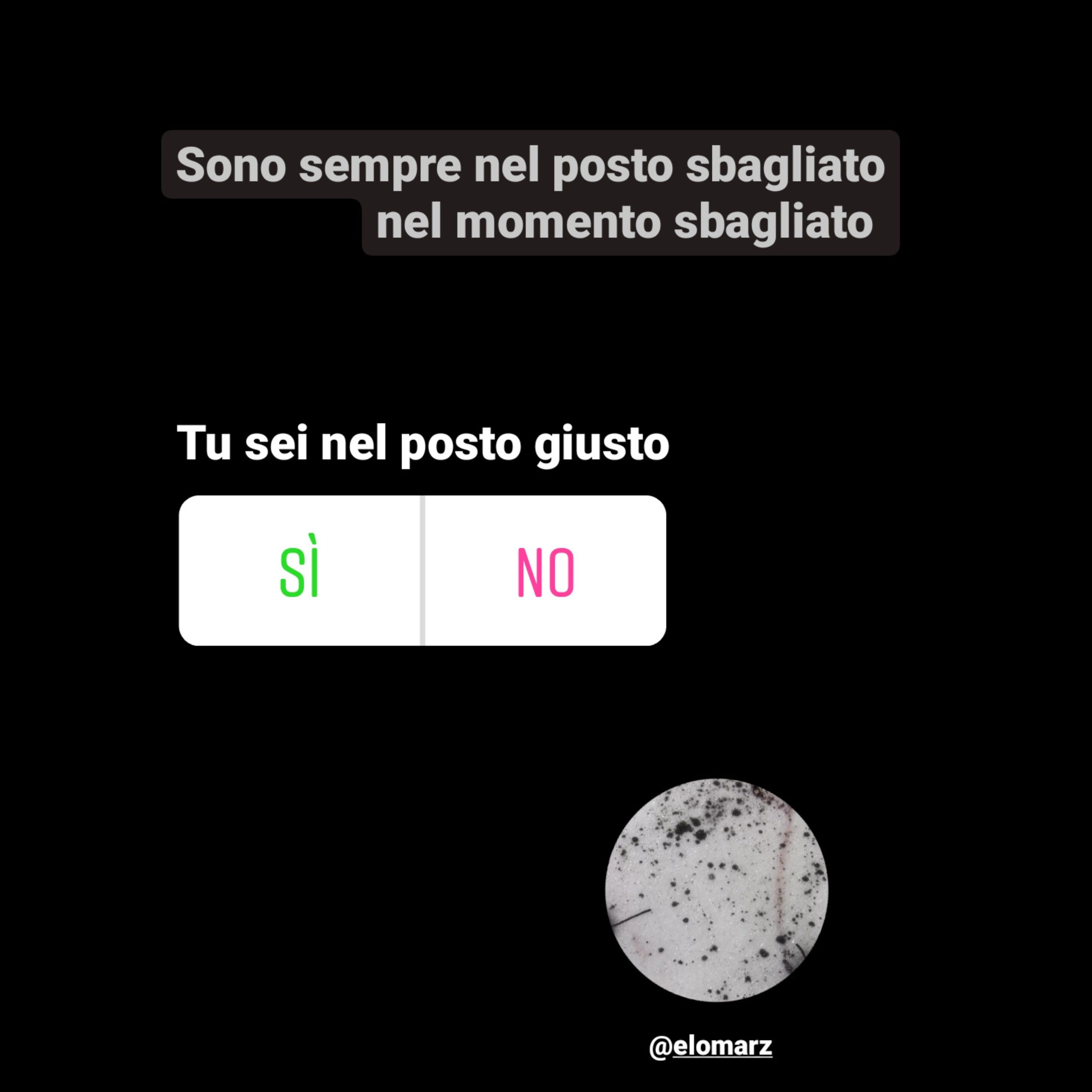 Nel posto giusto